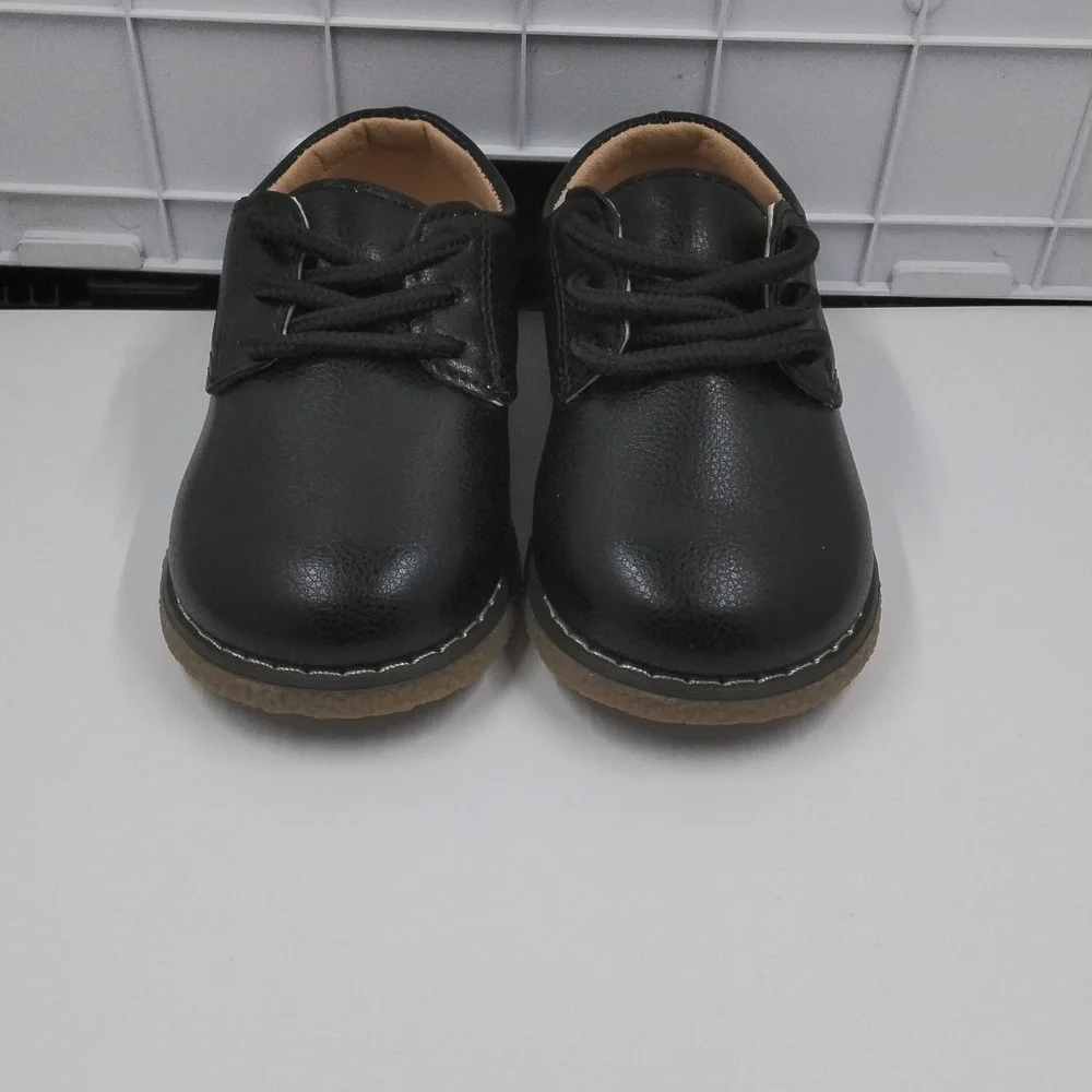 New Classic Black Kids Dress Shoes
